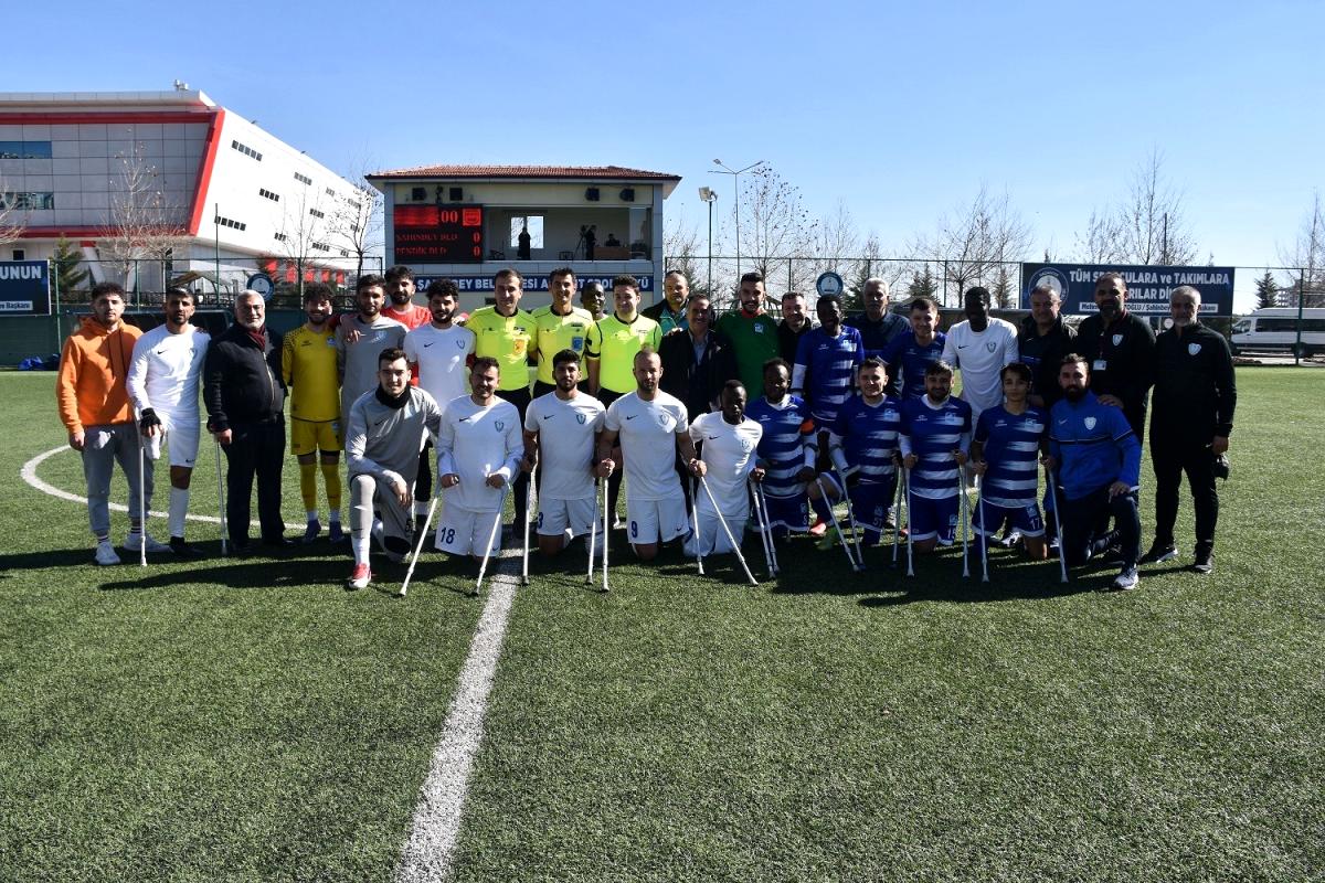 Şahinbey Ampute kendi evinde çok farklı 6-0