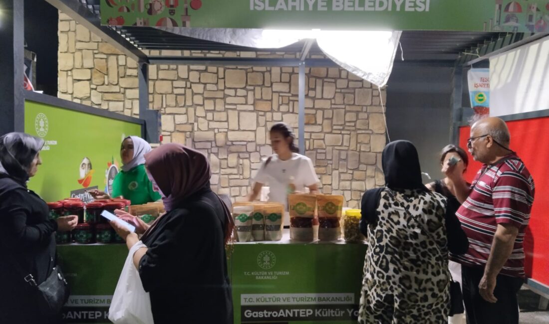 Gastronomi festivalinde İslahiye belediyesi