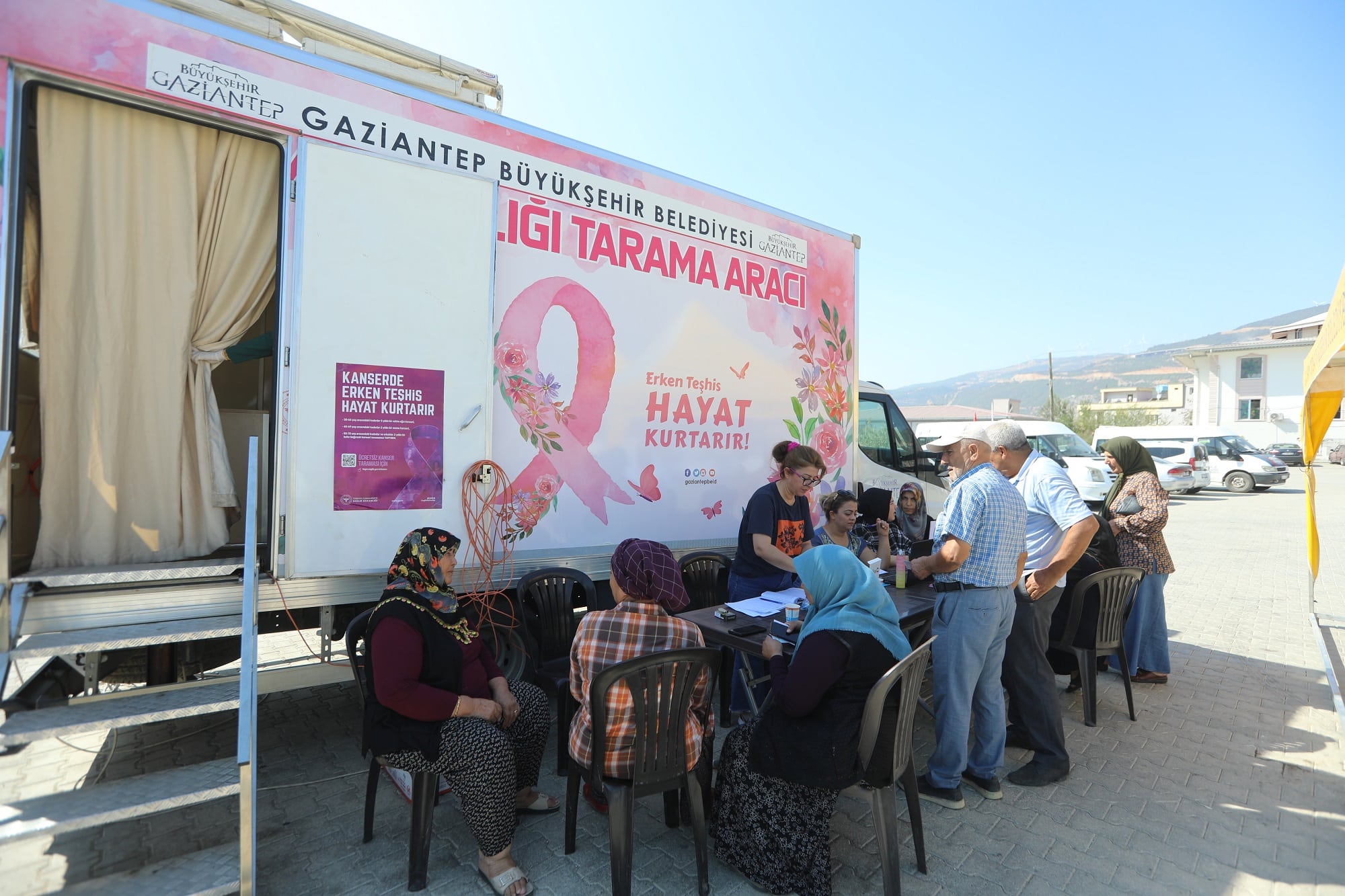 KETEM DEPREM BÖLGESİNDEKİ VATANDAŞLARIN KANSER TARAMALARINI YAPTI