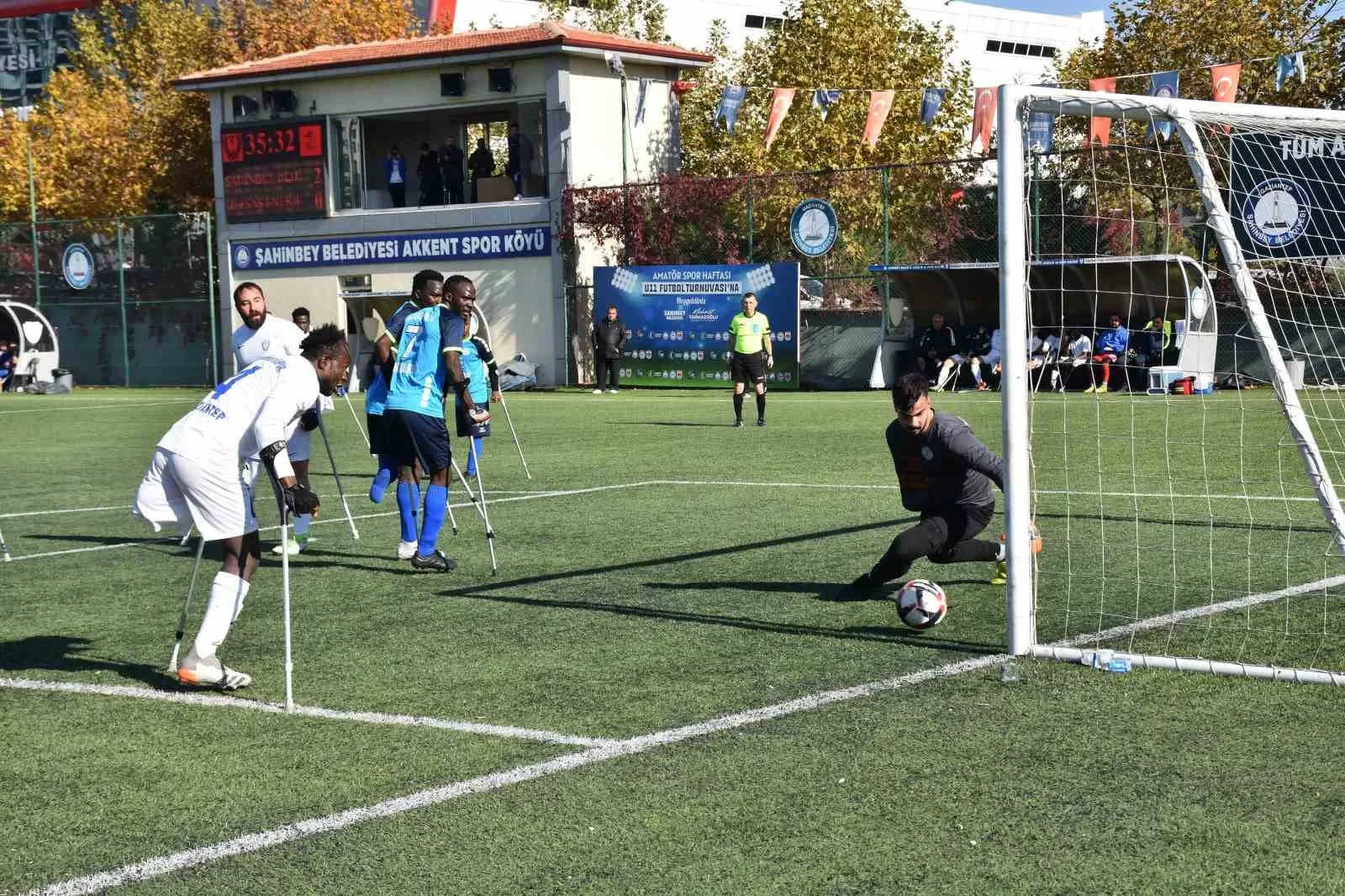 Şahinbey Ampute’den anlamlı ve farklı galibiyet 5-0