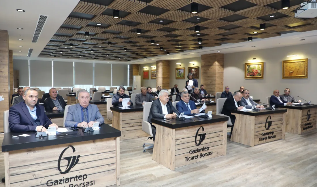 Gaziantep Ticaret Borsası (GTB) Mart Ayı