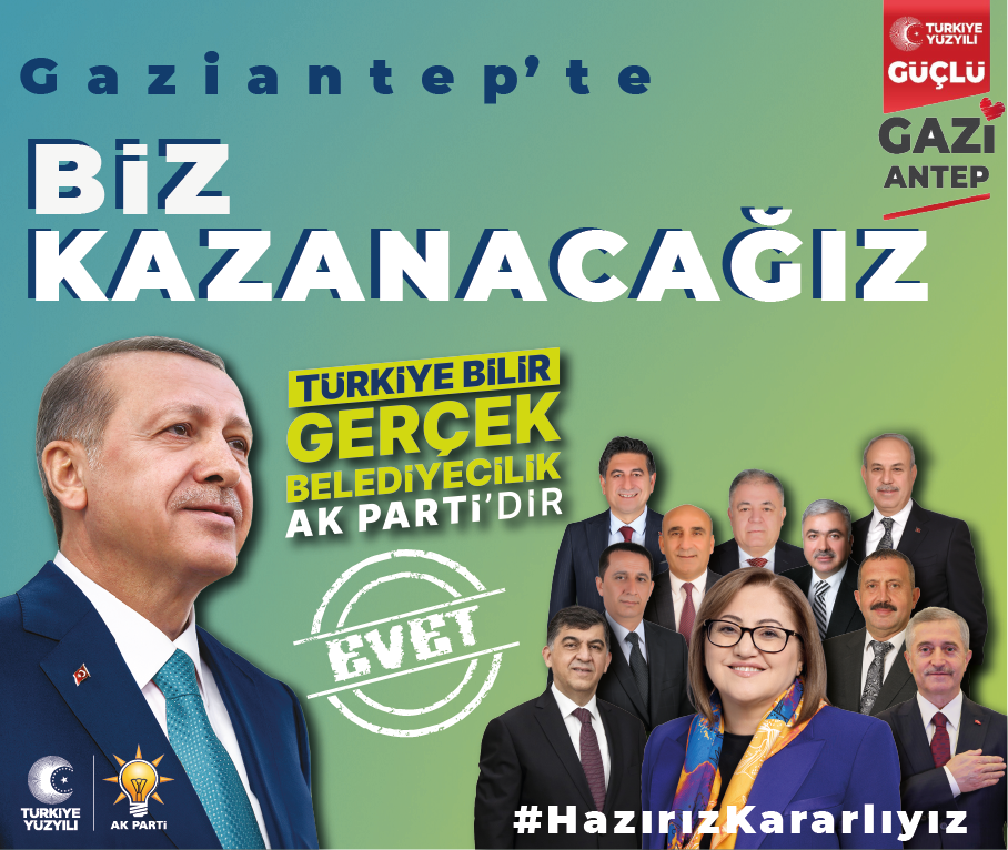 Gaziantep'te Ak Parti'nin Hedefi 10’da 10!