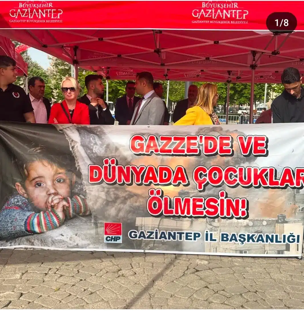 CHP, 23 Nisan'da Gazzeli çocukları unutmadı...