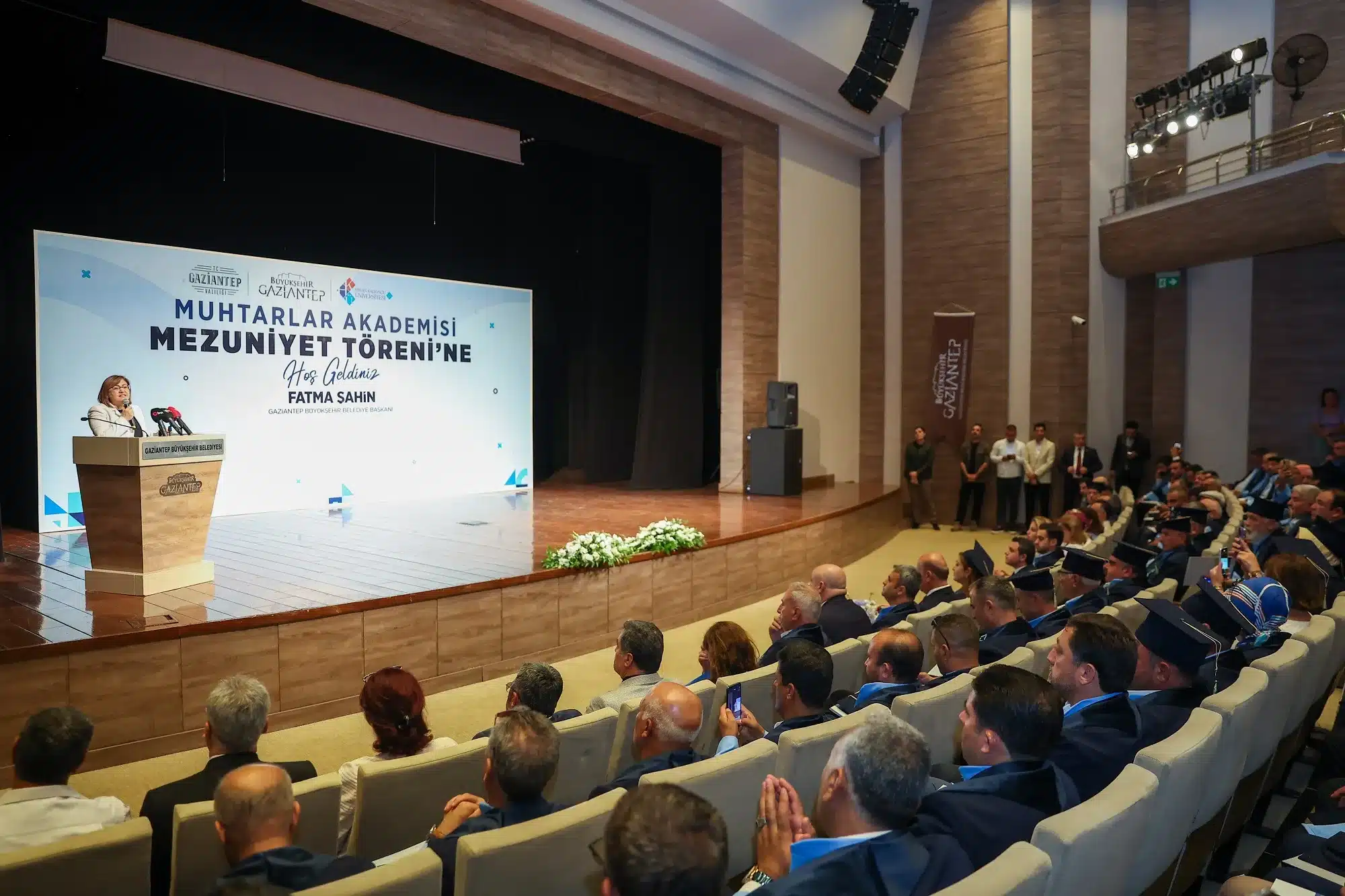 GAZİANTEP’TE "MUHTARLAR AKADEMİSİ" MEZUNİYET TÖRENİ DÜZENLENDİ  