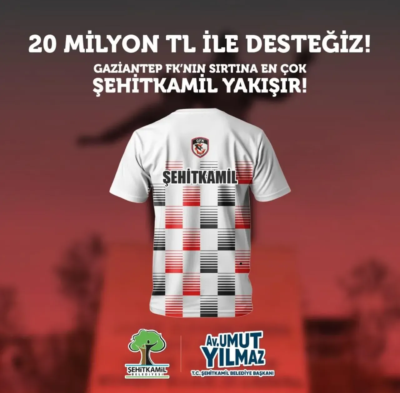 Şehitkamil'den Gaziantep FK'ya dev sponsorluk