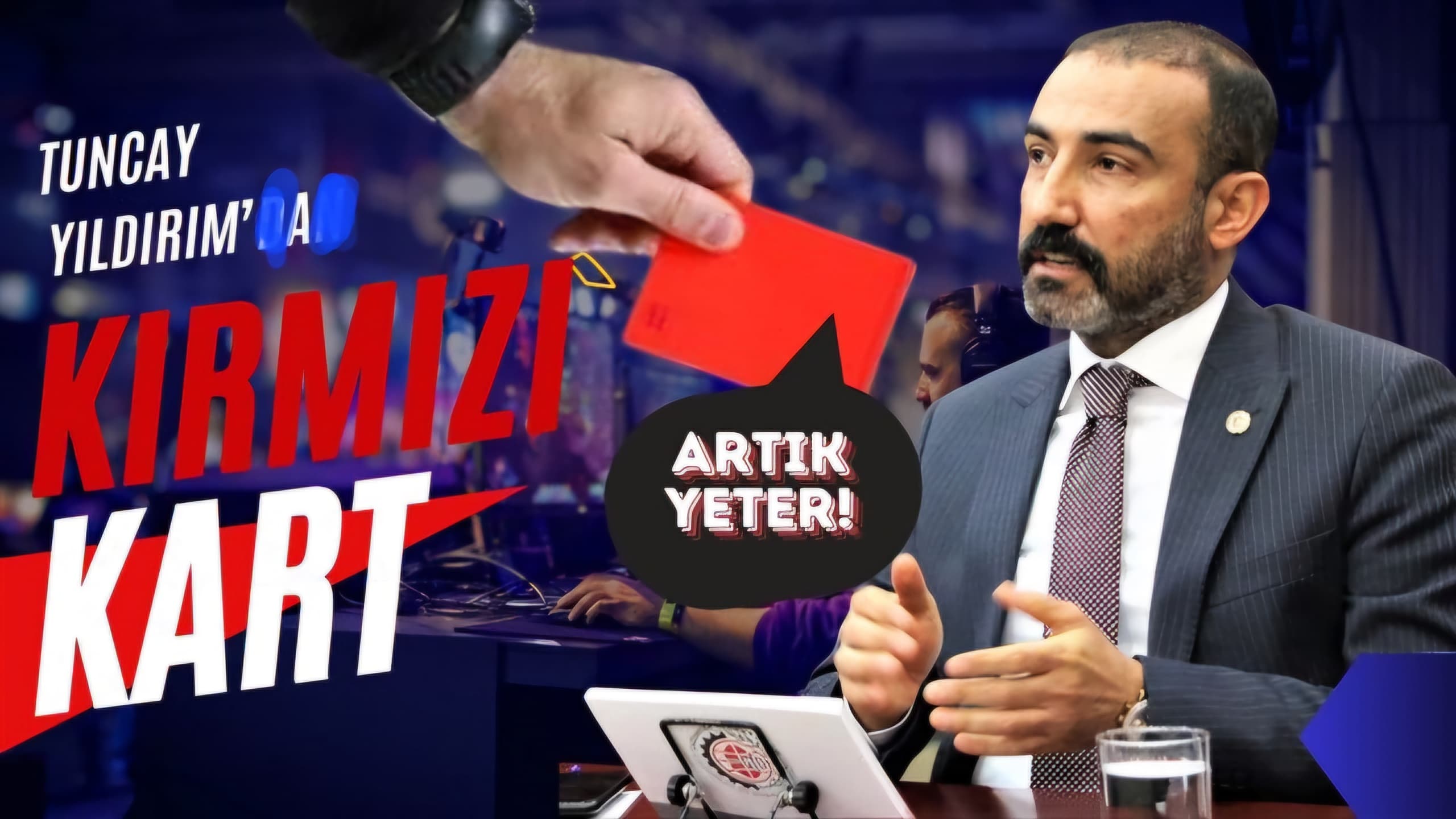 Pamuk'tan Yıldırım'a kırmızı kart