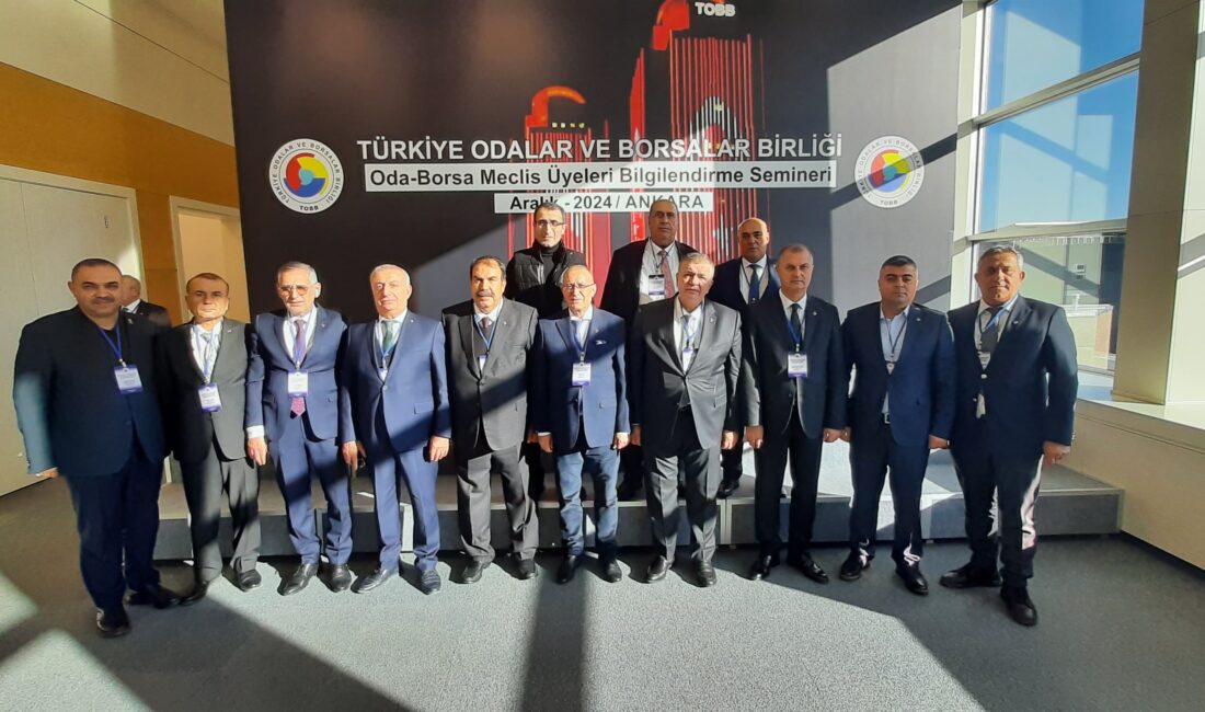 GTB MECLİS ÜYELERİ, TOBB BİLGİLENDİRME SEMİNERİ’NE KATILDI