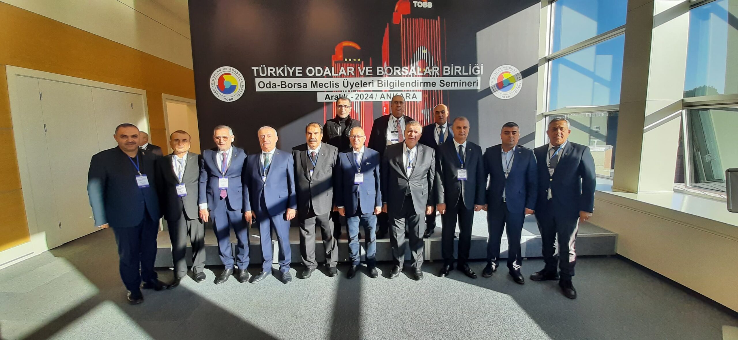 GTB MECLİS ÜYELERİ, TOBB BİLGİLENDİRME SEMİNERİ’NE KATILDI