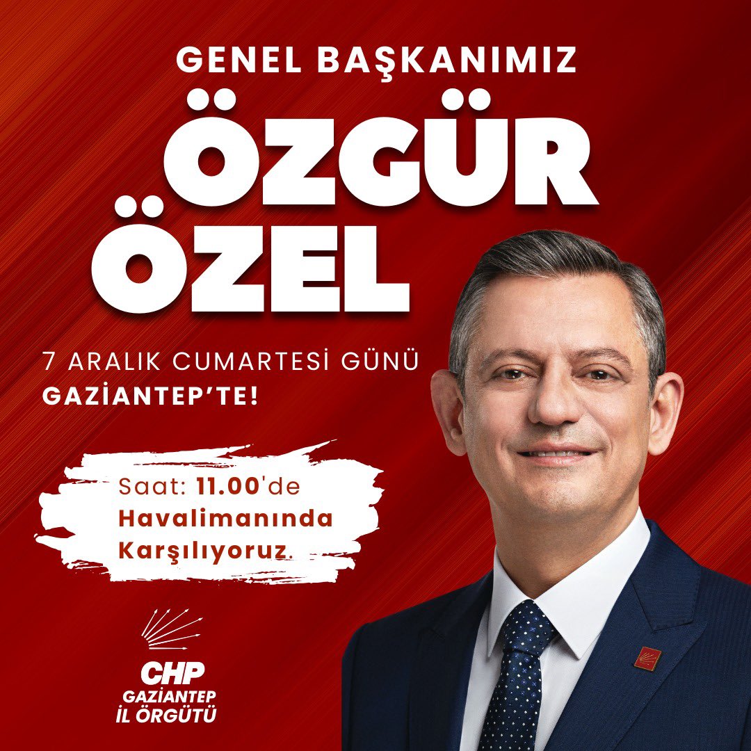 Özgür Özel'e görkemli karşılama