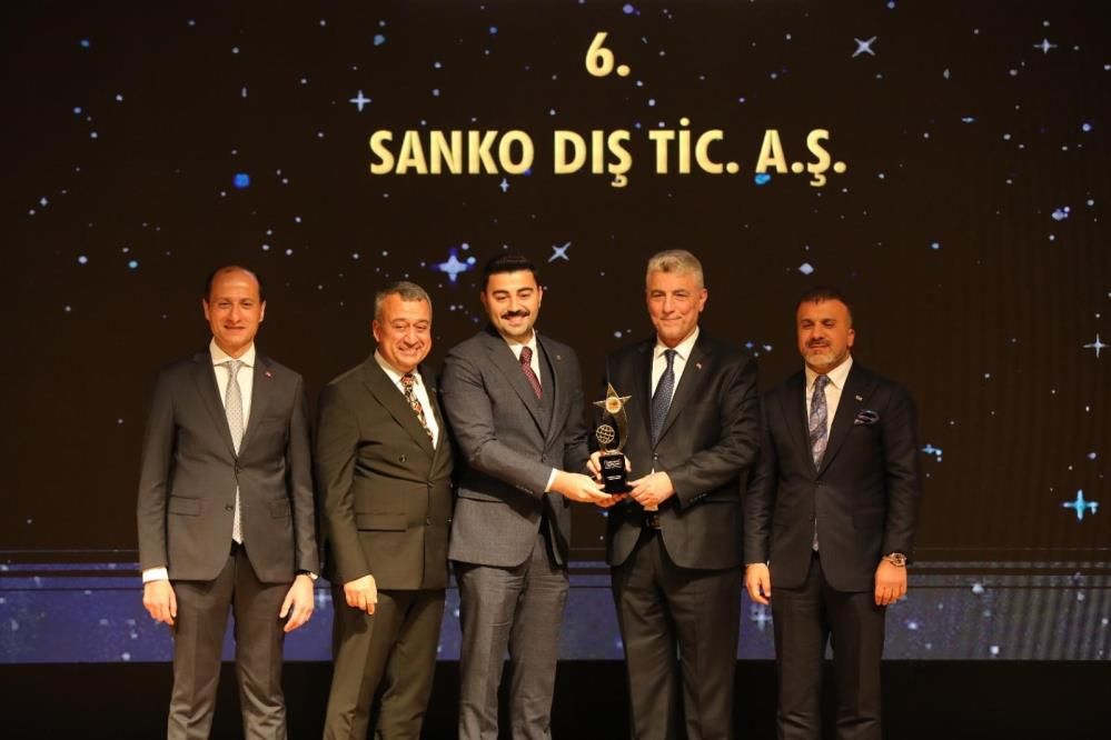 SANKO Dış Ticaret’e “ihracatın yıldızı” ödülü